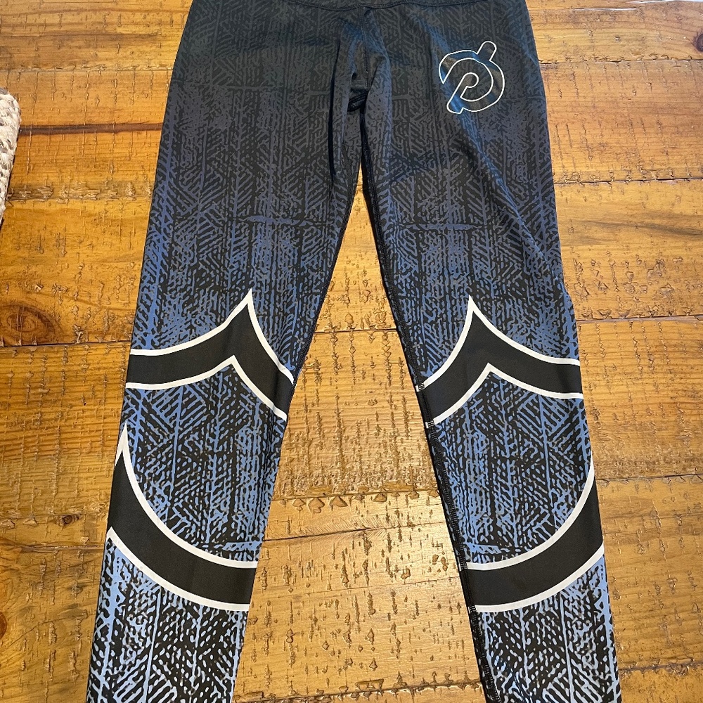 Peleton Reversible Athletic Workout Compression Leggings